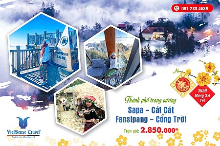 Chương trình 3 Ngày 2 Đêm tết âm lịch khởi hành mùng 3, mùng 4 TẾT ÂM LỊCH 2024